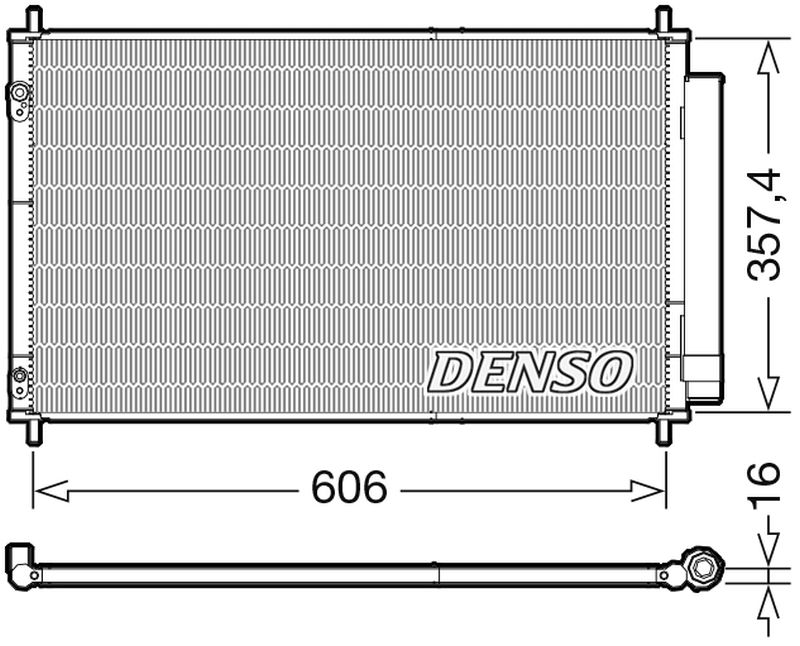 Denso Aircon Condenser DCN50058